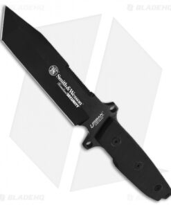 Smith & Wesson Homeland Security CKSUR4 Fixed Blade Knife (Black Plain)