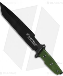 Smith & Wesson Homeland Security CKSURG Fixed Knife Green G10 (8.625" Black Pln)