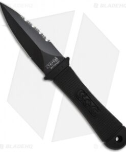 SOG Mini Pentagon M14 Fixed Blade Knife (3.5" Black Serr)