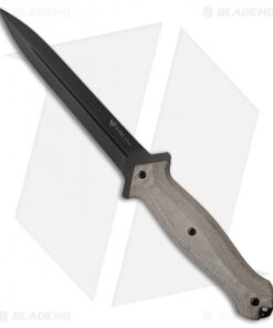 Steel Will Knives Fervor 1201 Tactical Fixed Blade Knife (6.625" Black)