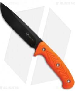 Steel Will Roamer Fixed Blade Knife Orange TPE (5.5" Black) R305-1OR