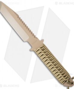 Strider BT Fixed Blade Knife Coyote Paracord (6.25" Tan)