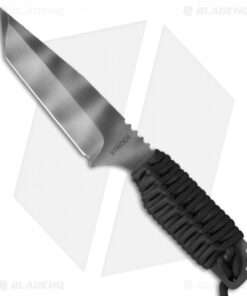 Strider Knives DB-L Tanto Knife Black Paracord (4" Tiger Stripe)
