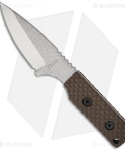 Strider Knives SA Titanium Fixed Blade Knife w/Coyote Gunner Grip (3.25" Satin)