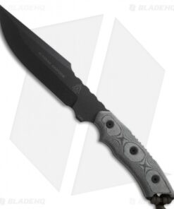 TOPS Knives Alaskan Harpoon Fixed Blade Knife Micarta (6.75 Black) AH906