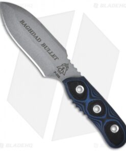 TOPS Knives Baghdad Bullet Fixed Blade (3.5" Gray) BAGD-03