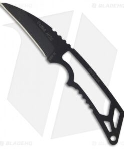 TOPS Knives Cuma Hiss Neck Knife (2.5" Black) HISS-01