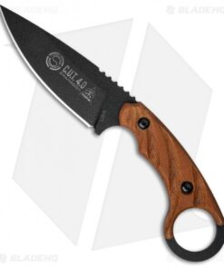 TOPS Knives C.U.T. 4.0 Combat Utility Tool Knife Micarta (4.25" Black)