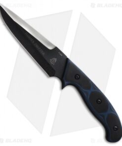 TOPS Knives Dakota Drifter Knife Blue Micarta (5.75" Black) DAKD-5B