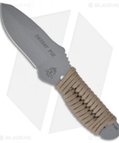TOPS Knives Desert Fox Knife (2.75" Gray Plain) DFOX-01