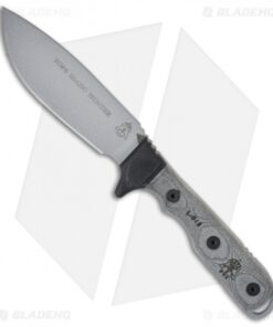 TOPS Knives Idaho Hunter Fixed Blade Knife (4.75" Gray Plain) TIH-01