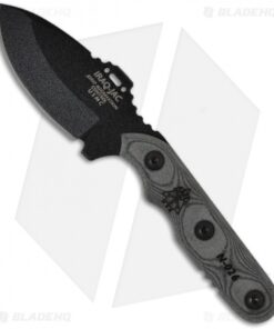 TOPS Knives Iraq Jac Fixed Blade Knife (Black) IRAQ-JAC-01