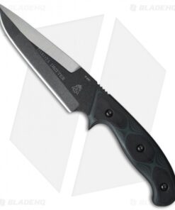 TOPS Knives Dakota Drifter Fixed Blade Knife Green Micarta (5.75" Black) DAKD-5B