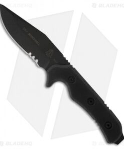 TOPS Knives Sky Marshall HP Knife Fixed Blade (4.38" Black Serr) SKY-02