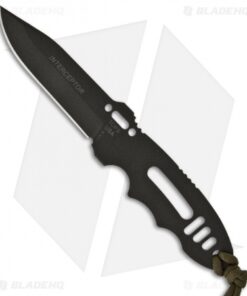 TOPS Knives Interceptor #330 Police Utility Fixed Blade Knife (4" Plain)