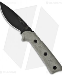 TOPS Knives Sierra Scout Fixed Blade Knife Micarta (3.75" Black) SSC-01