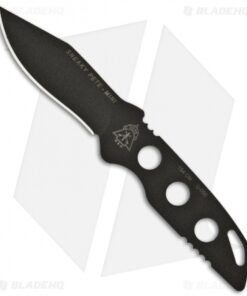 TOPS Knives Sneaky Pete Mini Neck Knife Fixed Blade (2.5" Black) SPM-01