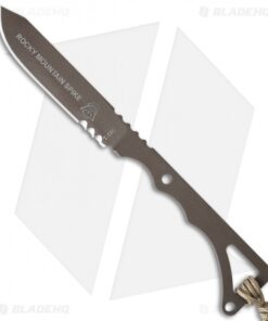 TOPS Knives Rocky Mountain Spike Fixed Blade Knife (3.5" Bronze) RMS-01