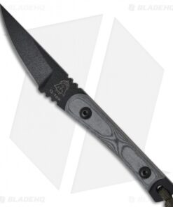 TOPS Knives Scalpel Neck Knife w/ Micarta Handle (2.4" Black) SSS07