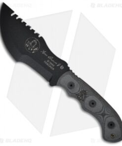 TOPS Knives Tom Brown Tracker #2 Fixed Blade Knife (4.875" Black) TBT-020