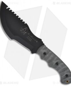 TOPS Knives Tom Brown Tracker #1 Fixed Blade Knife + RMT (6.375" Black) TBT-010