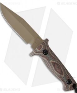 Treeman Knives Combat Chute Knife Snakeskin Canvas (5" Coyote) #9