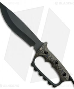 Treeman Knives Original Combat Bowie D-Guard Knife Micarta (8" Plain)