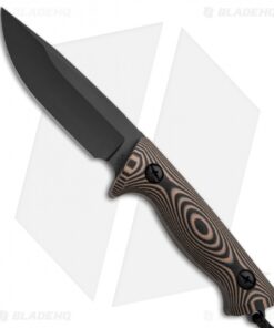 Treeman Knives Recon Hunter Fixed Blade Knife Camo G10 (4.375" Black Plain)