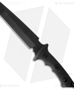 Treeman Knives Ultra Phalanx "Black Ops" Knife Black G-10 (7.5" Black)