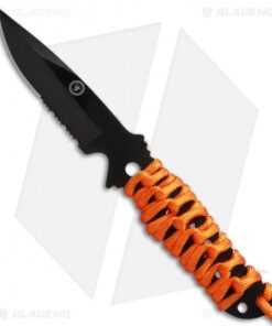 UST Paraknife FS 3.0 Fixed Blade Knife Orange (3.25" Black Serr)