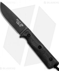 Utility Tool Knives Wilderness Knife No. 4 Black Micarta (4" Black) UTK0100-2014