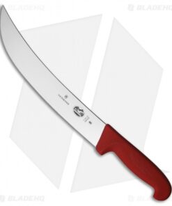Victorinox Butcher's 10" Cimeter Kitchen Knife Red Fibrox VN5730125