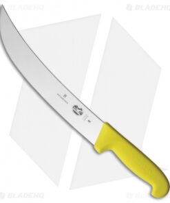 Victorinox Butcher's 10" Cimeter Kitchen Knife Yellow Fibrox VN5730825