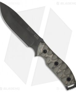 White River Knives GTI 4.5 Knife Micarta (5" Black)
