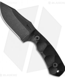 Wilmont Knives K25 Fixed Blade Knife Black G-10 (2.875" Acid Wash)