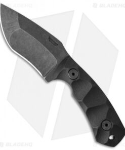 Wilmont Knives EDC Fixed Blade Knife Black G-10 (2.875" Acid Wash)