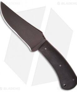 Winkler Knives Belt Knife Fixed Blade Black Canvas Laminate (4.75" Caswell)