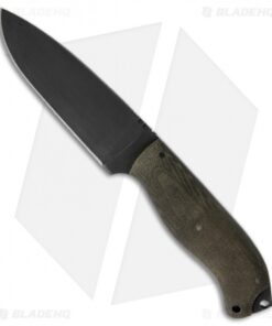 Winkler Knives Bushcraft Knife Green Canvas Laminate (4.375" Caswell)