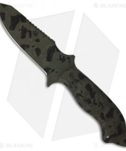 Winkler Knives S.A.R. Knife Fixed Blade w/ Canvas Laminate (4.90" Jungle Camo)