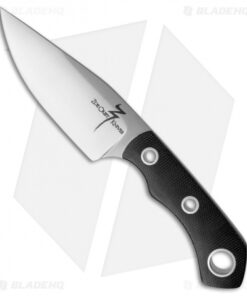 Zoe Crist Knives Wilderness EDC Fixed Blade Knife Black Micarta (3.75" Satin)